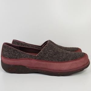 Chaco Women's Loafers in Brown and Red